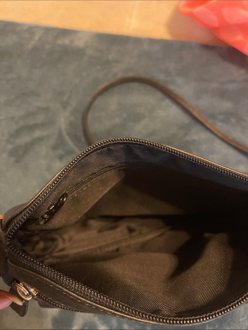 Fossil Black Leather Crossbody Bag - Picture 6 of 16